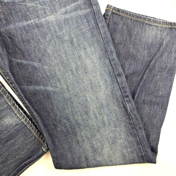 American Eagle 100% Cotton Whiskered Midrise Relaxed Straight Mens Jeans (33/34) - Picture 6 of 15